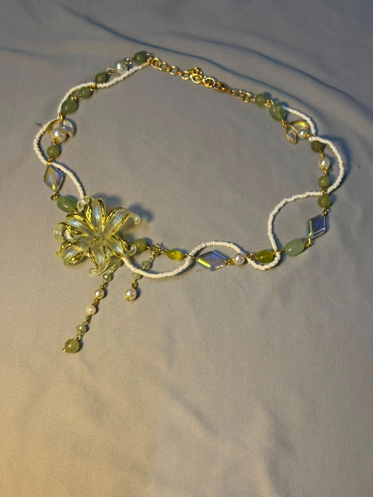 The Nouveau Lily Necklace